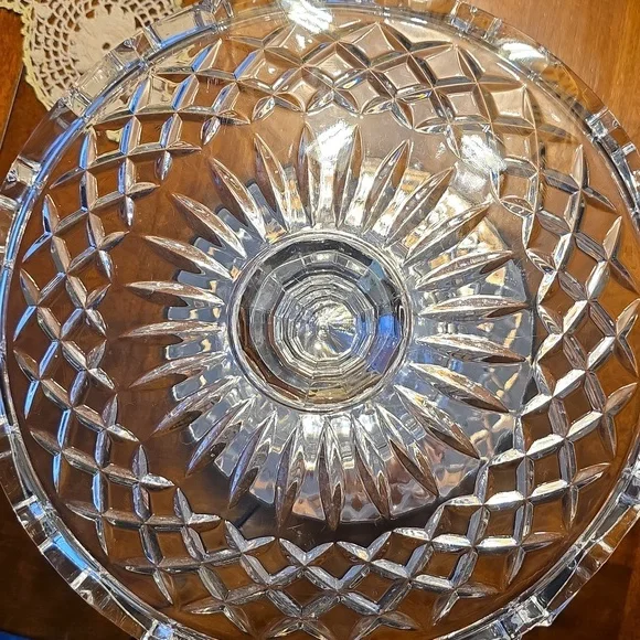 Vintage Godinger Crystal Cake Stand - Picture 5 of 6